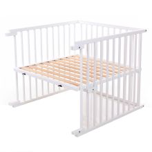 Crib conversion kit for Boxspring Comfort Plus co-sleeper - white lacquered