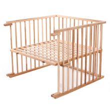 Crib conversion kit for Maxi co-sleeper bed and Boxspring - oiled beech heartwood