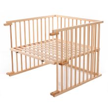 Crib conversion kit for co-sleeper Maxi and Boxspring - Natural lacquered