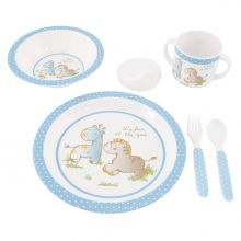 5-tlg. Ess- & Trinklern-Set - Best Friends - Blau
