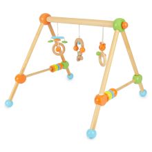 Wooden baby gym trapeze