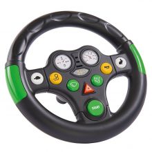 Steering Wheel Sound Wheel for BIG Tractor and Bobby Car - Black Green