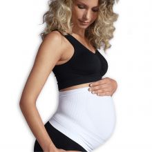 Unterstützendes Bauchband für die Schwangerschaft - Weiß