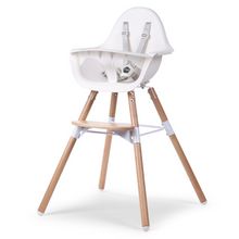 Hochstuhl / Kinderstuhl 2 in 1 Evolu 2 - Natur / Weiß