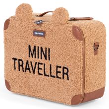 Kinderkoffer Mini Traveller - Teddy - Braun