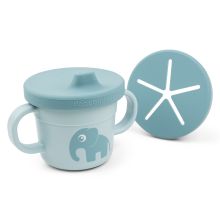 2in1 sippy cup & snack cup - Elphee - Blue