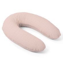 Buddy nursing pillow - with microbead filling incl. organic cotton cover 180 cm - Cloudy Pink