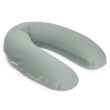 Buddy nursing pillow - with microbead filling incl. organic cotton cover 180 cm - Tetra Green