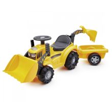 Wheel loader with trailer