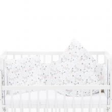 4-piece bedding set for Nino blanket 80 x 80 cm, pillow 35 x 40 cm, mattress & nest - Kangaroo - White