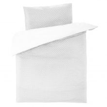 Bed linen 100 x 135 - dots - grey