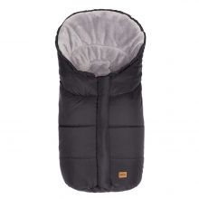 Eiger Soft fleece footmuff for infant car seat and carrycot - black