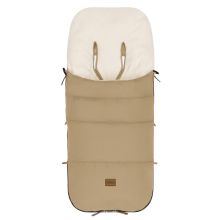 Kinley fleece footmuff for buggy, baby carriage and baby carriage - Toffee