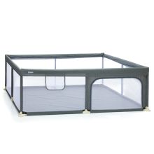 Playpen Rio XL extra large with access at the side 180 x 120 cm - gray