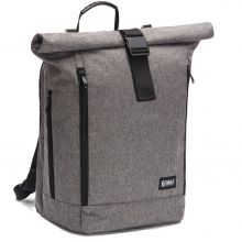Wickelrucksack Rolltop Dublin inkl. Wickelunterlage - Grau Melange