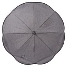 Sonnenschirm mit UV 50+ für Oval- und Rundrohrgestelle - Grau
