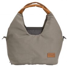 Wickeltasche N°5 mit Wickelunterlage, Reißverschlusstasche, Täschchen & Isolierbehälter - Khaki
