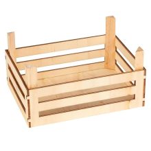 Wooden crate empty - for fruit and vegetables
