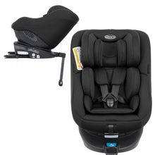 Reboarder-Kindersitz Turn2Me Gruppe 0+/1 - ab Geburt - 4 Jahre (ab Geburt - 18 kg) inkl. Sitzverkleinerer - Black