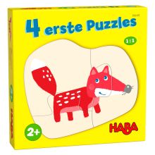 4 first puzzles - In the forest - 12 pieces