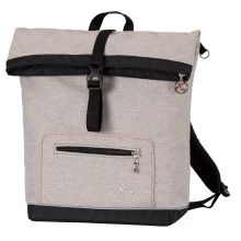 Wickelrucksack Space Bag Casual Rolltop inkl. Wickelauflage, Schmutztasche & Flaschenhalter - Hedgehog Love