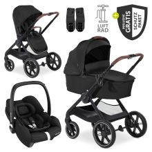 3in1 stroller set Walk N Care Air Trio Set incl. Maxi-Cosi i-Size Cabriofix & XXL accessory set - Black