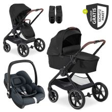 3in1 stroller set Walk N Care Trio Set incl. Maxi-Cosi i-Size Cabriofix & XXL accessory package - Black