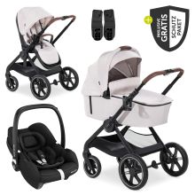 3in1 stroller set Walk N Care Trio Set incl. Maxi-Cosi i-Size Cabriofix & XXL accessory set - Beige
