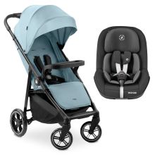 Buggy Shop N Care inkl. Reboarder Pearl Pro 2 - Dusty Blue