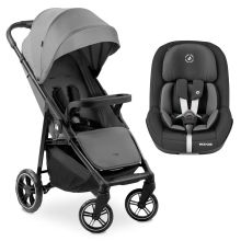 Buggy Shop N Care inkl. Reboarder Pearl Pro 2 - Grey