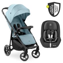 Buggy Shop N Care incl. Reboarder Pearl Pro 2 & XXL accessory pack - Dusty Blue