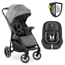 Buggy Shop N Care incl. Reboarder Pearl Pro 2 & XXL accessory pack - Grey