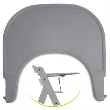 Essbrett und Tisch für Alpha Hochstuhl (Click Tray) - Grey / Grau
