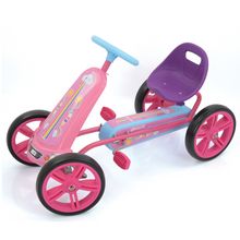 Go-Kart / Tretauto Turbo II Girl (2-4 Jahre) mit verstellbarem Schalensitz
