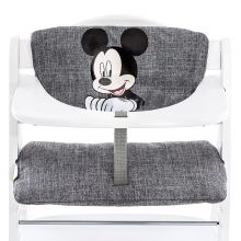 Highchair pad & seat reducer - Disney Deluxe - Mickey Grey