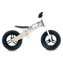Holz-Laufrad Balance N Ride mit Lufträdern & verstellbarem Sitz (ab 18 Monate) - Zebra