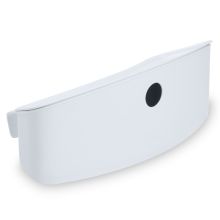 Kleine Staubox für Hochstuhl Alpha Rückenlehne (abnehmbar & inkl. Deckel) - Weiß / White