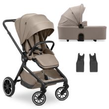 Kombi-Kinderwagen Move N Care Set - inkl. Babywanne und Sportsitz - Mocha