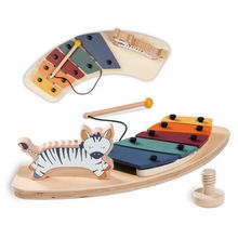 Play Tray Spiel Music - Xylophon Music-Spielzeug Zebra - für Hochstuhl Alpha & Beta