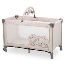 Dream`n Play Go travel cot - with wheels and play arch - Disney - Pooh Rainbow Beige