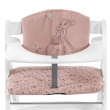 Sitzkissen / Hochstuhlauflage für Alpha Hochstuhl Highchair Pad Select - Disney - Bambi Rose