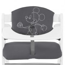 Sitzkissen / Hochstuhlauflage für Alpha Hochstuhl Highchair Pad Select - Disney - Mickey Mouse Anthracite