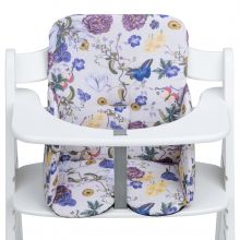 Sitzverkleinerer / Sitzkissen Highchair Baby Pad für Alpha Plus Hochstuhl - Floral Beige