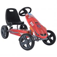 Gokart & Tretauto Speedster Fireworkers mit verstellbarem Schalensitz (4-8 Jahre)