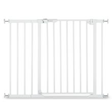 Door safety gate incl. extension Clear Step Autoclose 2 Set + 21 cm - White