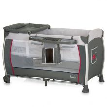 Starlight travel cot (incl. 2nd level, changing mat, care box) - bow