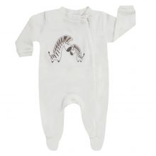 Pigiama 1pc Interlock - Zebras Offwhite - Taglia 56