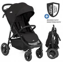 Buggy & pushchair Litetrax Pro Air up to 22 kg load capacity with pneumatic tires, pusher storage compartment incl. insect screen & rain cover - Shale