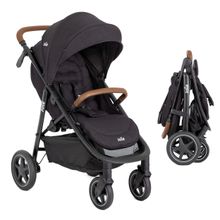 Buggy & pushchair Mytrax Pro up to 22 kg load capacity with telescopic push bar, cup holder & rain cover - Shale