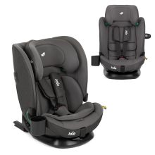 Kindersitz i-Bold R129 i-Size ab 15 Monate - 12 Jahre (76 cm - 150 cm) mit Isofix, Top-Tether & Getränkehalter - Thunder